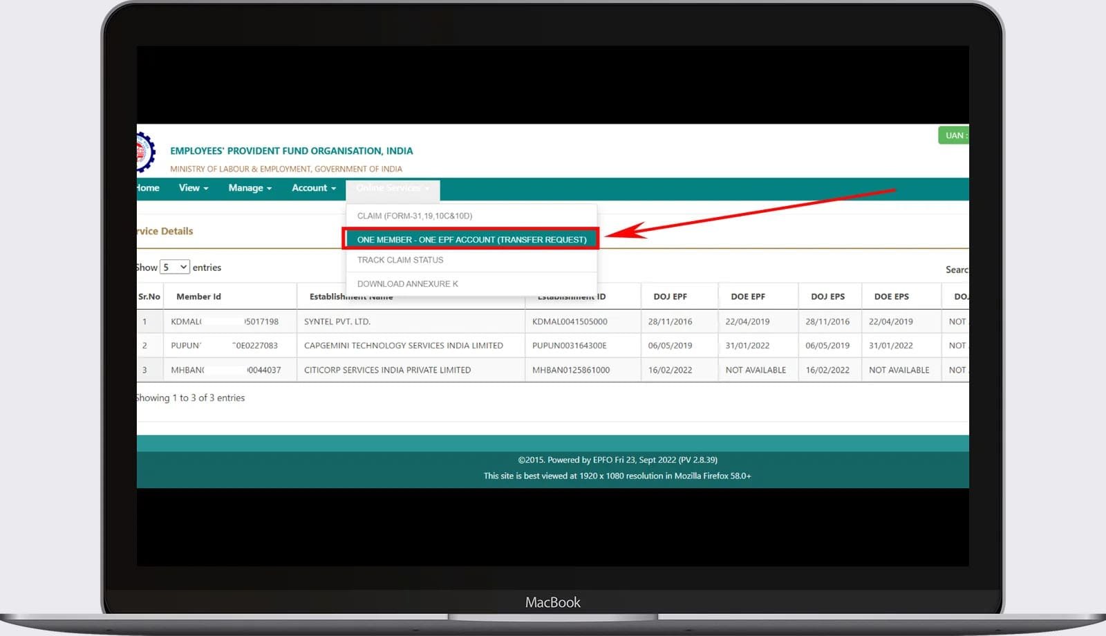 EPF Account Transfer 3