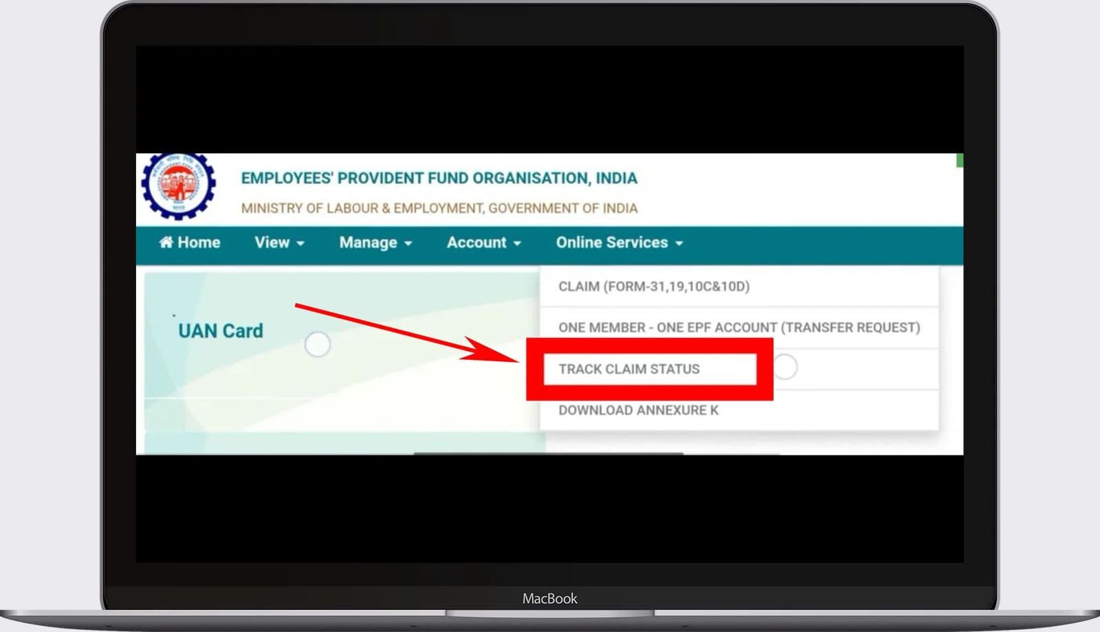 Tracking Your PF Claim 1