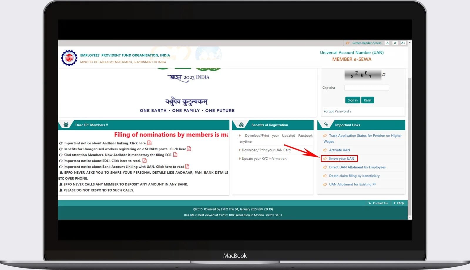 UAN Number Activation Step-By-Step Instructions