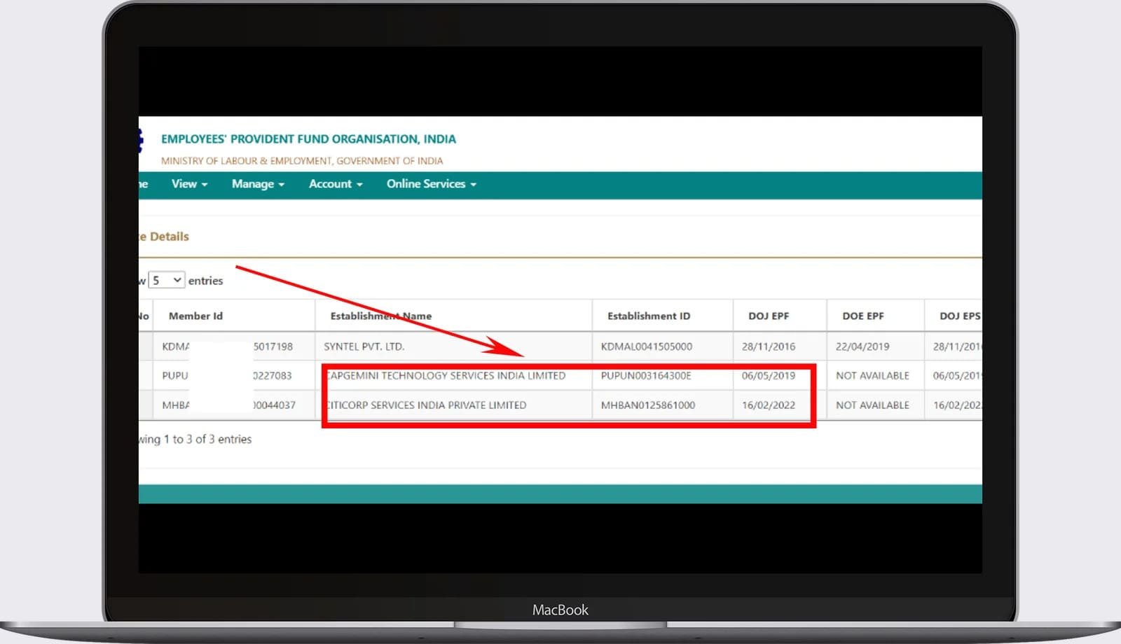 Updating Date Of Exit In EPF 2